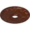 Ekena Millwork Kent Ceiling Medallion (Canopies up to 5"), 18"OD x 3 1/2"ID x 1 1/4"P, Burnished Mahogany Crackle CM18KEBMC - alternate 3